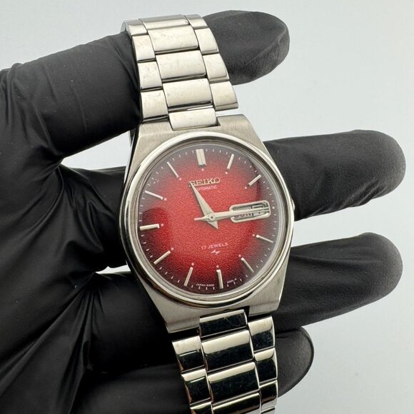 Seiko 5 Automatic 17 Jewels - Vintage Wrist Watch - Made in Japan - Picture 5 of 9